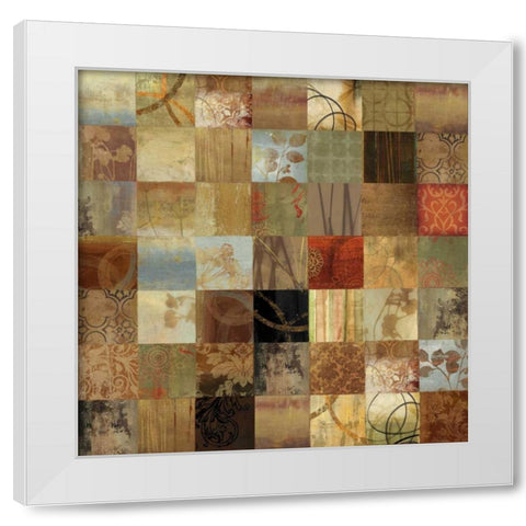 Windows on Time White Modern Wood Framed Art Print by PI Studio