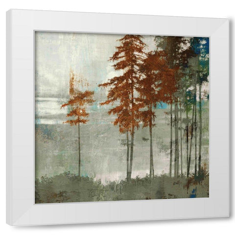 Spruce Woods II White Modern Wood Framed Art Print by PI Studio
