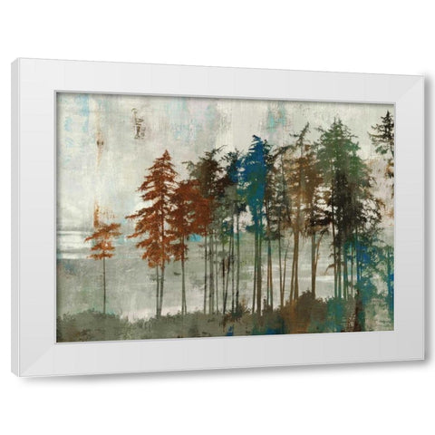 Aspen White Modern Wood Framed Art Print by PI Studio