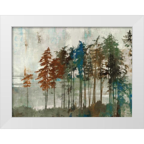 Aspen White Modern Wood Framed Art Print by PI Studio