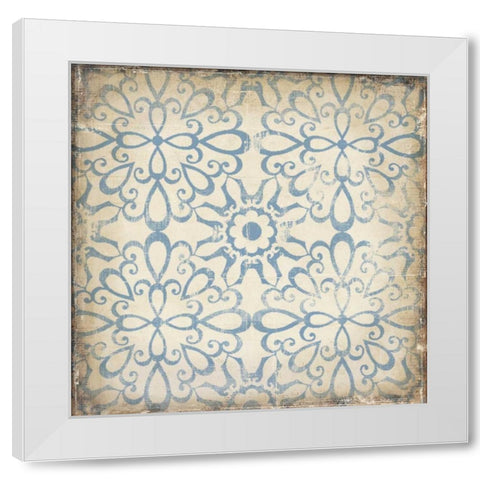 Regency IV White Modern Wood Framed Art Print by PI Studio