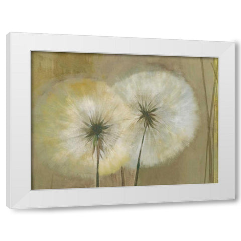 Whisper I White Modern Wood Framed Art Print by PI Studio