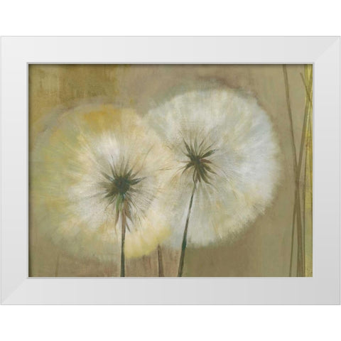 Whisper I White Modern Wood Framed Art Print by PI Studio