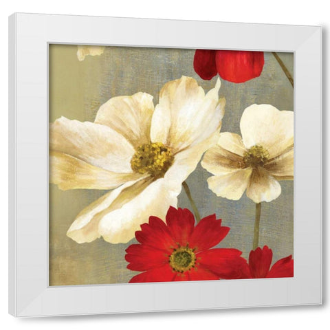 Up Close I White Modern Wood Framed Art Print by PI Studio