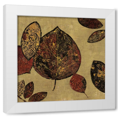 Autumn II White Modern Wood Framed Art Print by PI Studio