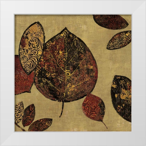 Autumn II White Modern Wood Framed Art Print by PI Studio