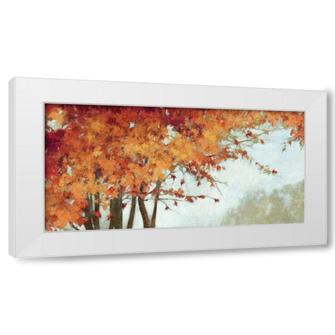 Fall Canopy I White Modern Wood Framed Art Print by PI Studio