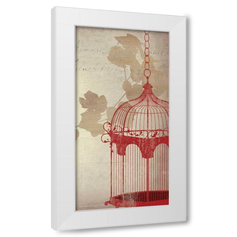 Twitter Panel II White Modern Wood Framed Art Print by PI Studio