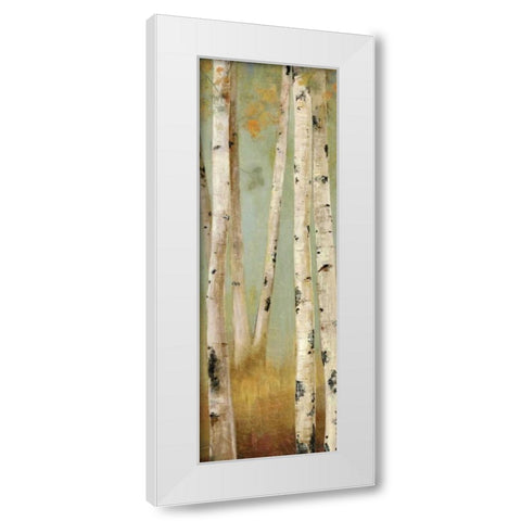 Eco Panel II White Modern Wood Framed Art Print by PI Studio