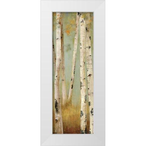 Eco Panel II White Modern Wood Framed Art Print by PI Studio