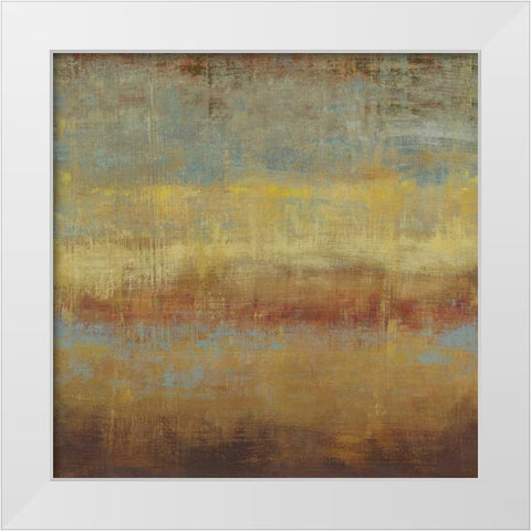 Subtle II White Modern Wood Framed Art Print by PI Studio