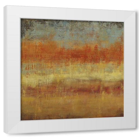 Subtle IV White Modern Wood Framed Art Print by PI Studio