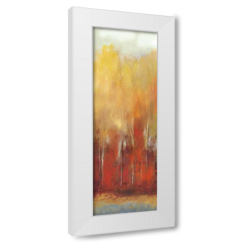 Haze II White Modern Wood Framed Art Print by PI Studio