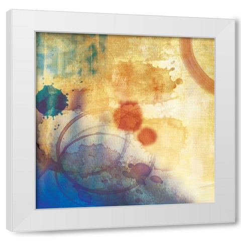 Tie Dye II White Modern Wood Framed Art Print by PI Studio