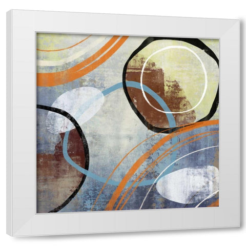 Winter Play White Modern Wood Framed Art Print by PI Studio