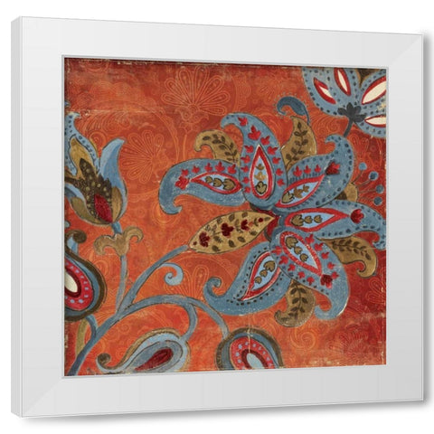 Spice Trade I White Modern Wood Framed Art Print by PI Studio