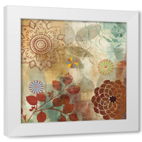 Ambiente I White Modern Wood Framed Art Print by PI Studio