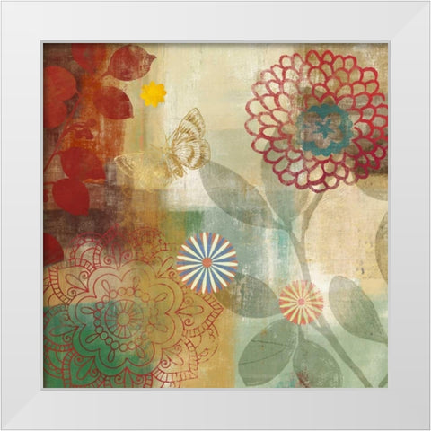 Ambiente II White Modern Wood Framed Art Print by PI Studio