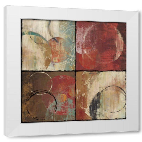 Luster II White Modern Wood Framed Art Print by PI Studio