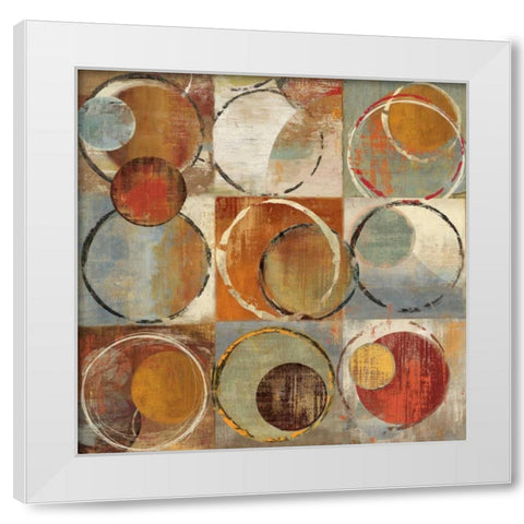 Lustre II White Modern Wood Framed Art Print by PI Studio