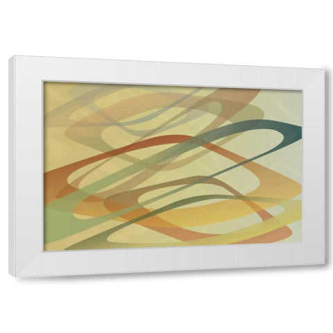 Left Field White Modern Wood Framed Art Print by PI Studio