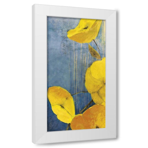 Sunshine II White Modern Wood Framed Art Print by PI Studio