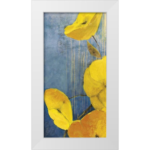 Sunshine II White Modern Wood Framed Art Print by PI Studio