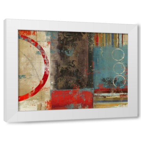 Void White Modern Wood Framed Art Print by PI Studio