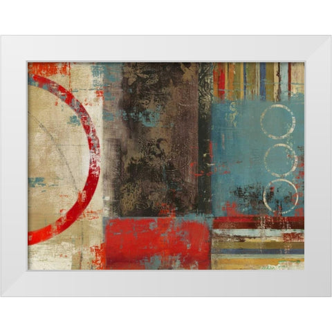 Void White Modern Wood Framed Art Print by PI Studio