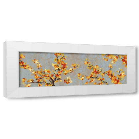 Bittersweet Branch I White Modern Wood Framed Art Print by PI Studio