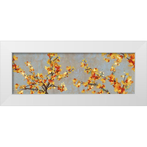 Bittersweet Branch I White Modern Wood Framed Art Print by PI Studio