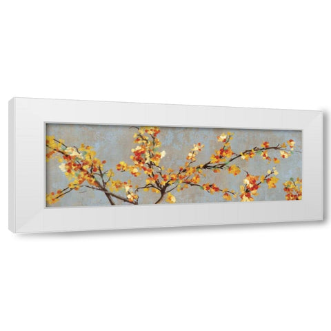 Bittersweet Branch II White Modern Wood Framed Art Print by PI Studio