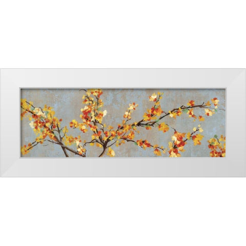 Bittersweet Branch II White Modern Wood Framed Art Print by PI Studio