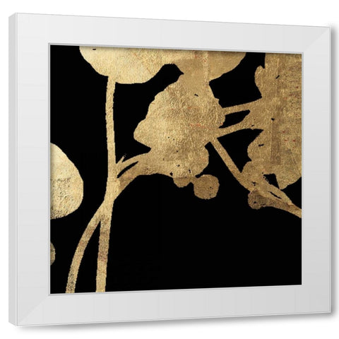 Gilded I White Modern Wood Framed Art Print by PI Studio