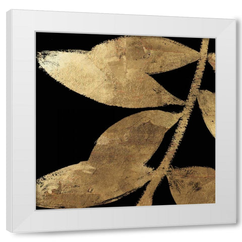 Gilded II White Modern Wood Framed Art Print by PI Studio