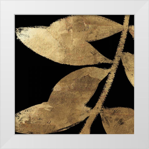 Gilded II White Modern Wood Framed Art Print by PI Studio