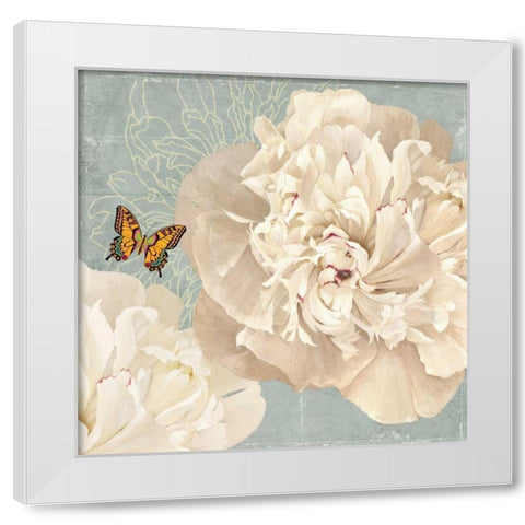 Innocence White Modern Wood Framed Art Print by PI Studio