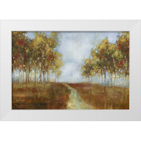 Dream Meadow I White Modern Wood Framed Art Print by PI Studio