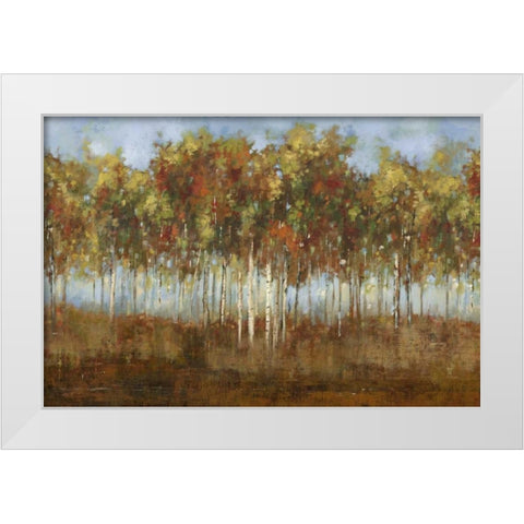 Dream Meadow II White Modern Wood Framed Art Print by PI Studio