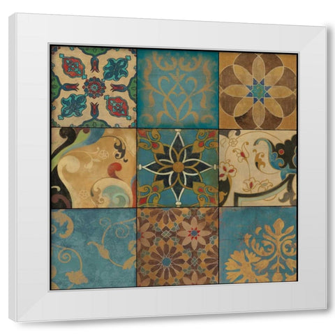 Arabian Nights I White Modern Wood Framed Art Print by PI Studio