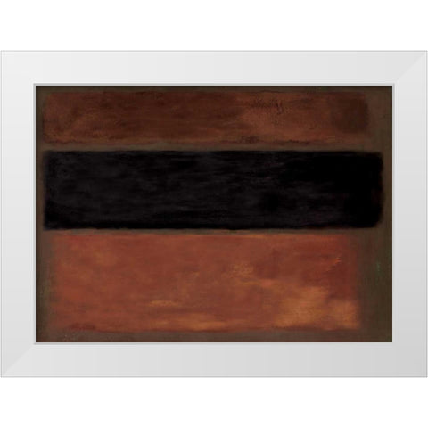 Copper Rush White Modern Wood Framed Art Print by PI Studio