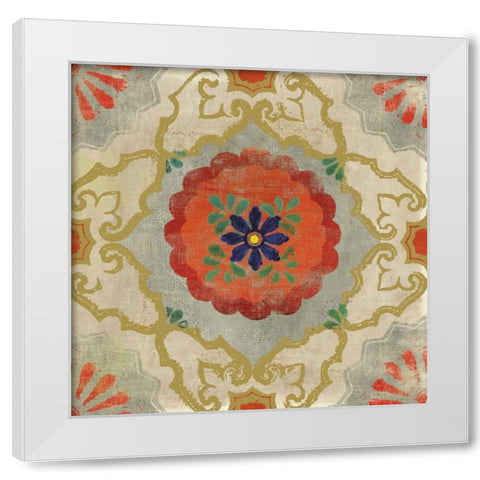 Mexi Casa IV White Modern Wood Framed Art Print by PI Studio