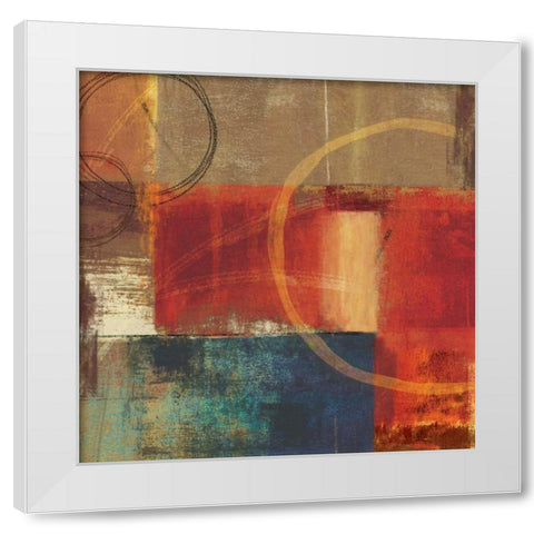 Afrika White Modern Wood Framed Art Print by PI Studio