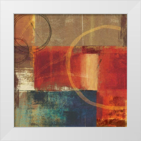 Afrika White Modern Wood Framed Art Print by PI Studio