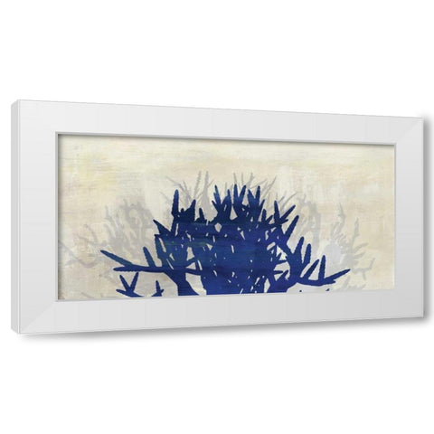 Ink Coral I White Modern Wood Framed Art Print by PI Studio