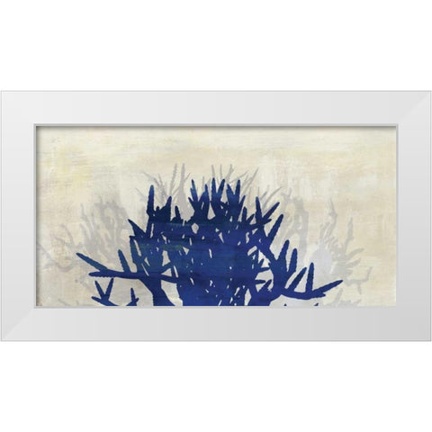 Ink Coral I White Modern Wood Framed Art Print by PI Studio