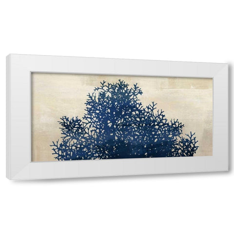 Ink Coral II White Modern Wood Framed Art Print by PI Studio