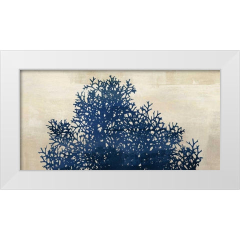 Ink Coral II White Modern Wood Framed Art Print by PI Studio