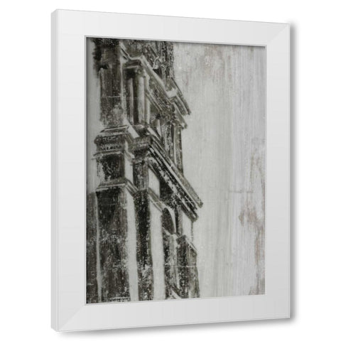 Centurion I White Modern Wood Framed Art Print by PI Studio