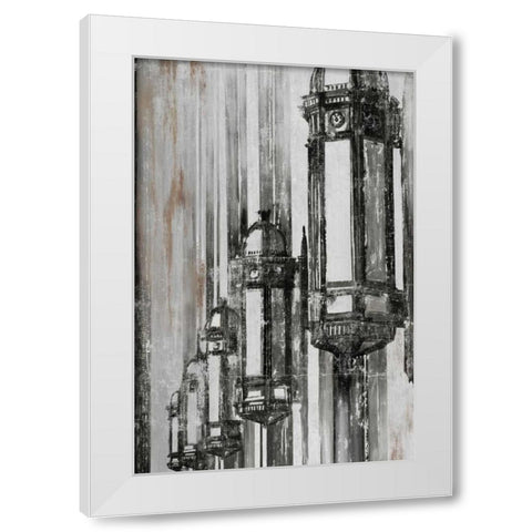 Centurion II White Modern Wood Framed Art Print by PI Studio